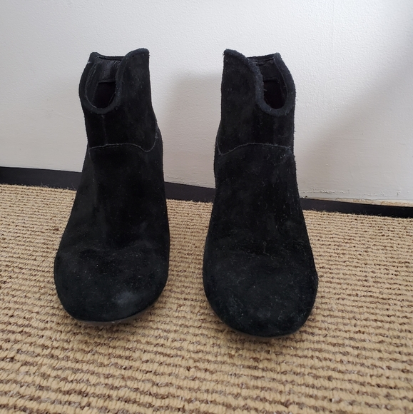 Suede Wedge Ankle Boots - Picture 3 of 7